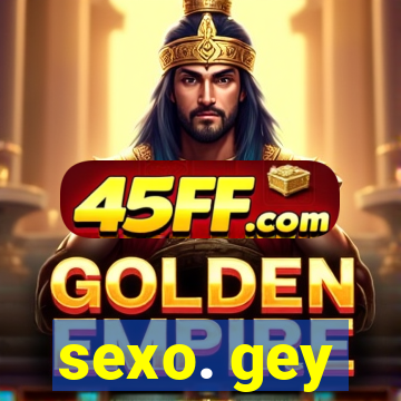 sexo. gey